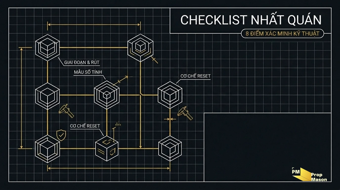 Checklist 8 bước kiểm tra consistency rule trước khi mua challenge prop firm