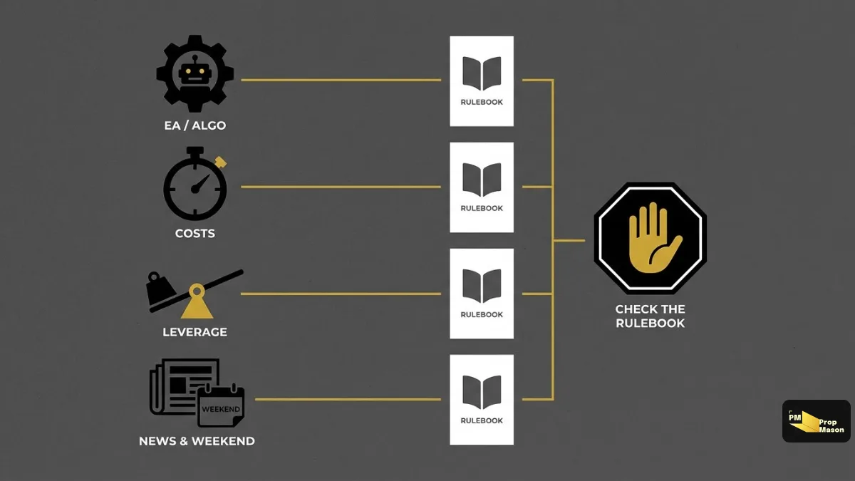 Four trading styles, each linked to the official rulebook to check before you buy
