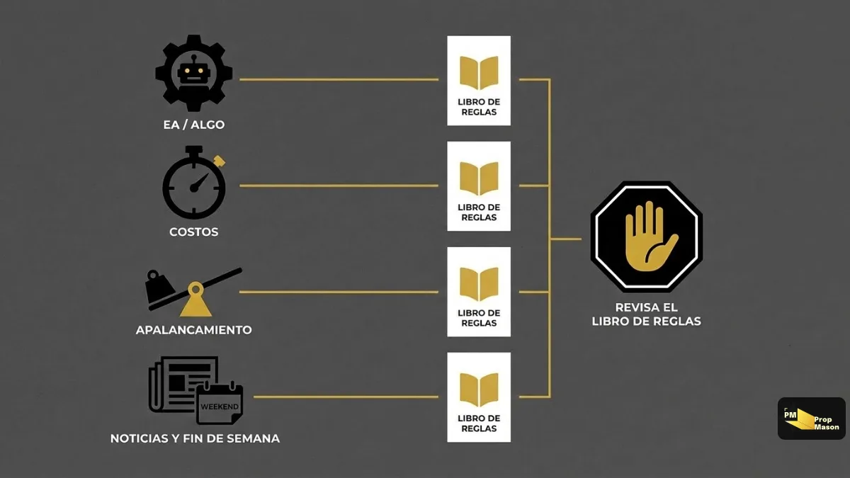 Cuatro estilos de trading, cada uno enlazado al reglamento oficial que conviene revisar antes de comprar