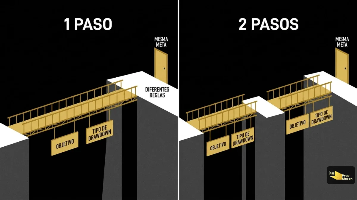 Challenge de una y dos fases comparados como un puente largo y dos puentes cortos