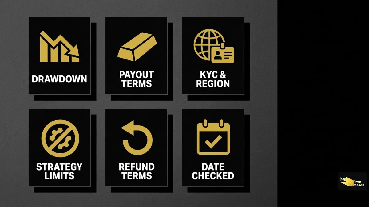 Six official pages to read before buying a prop firm challenge